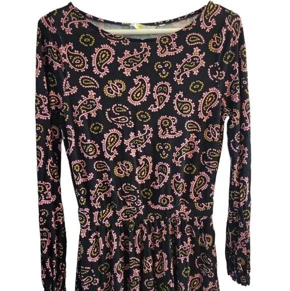 Boden | Dresses | Boden Evelyn Jersey Midi Paisley Long Sleeve Dress Size 6  | Poshmark
